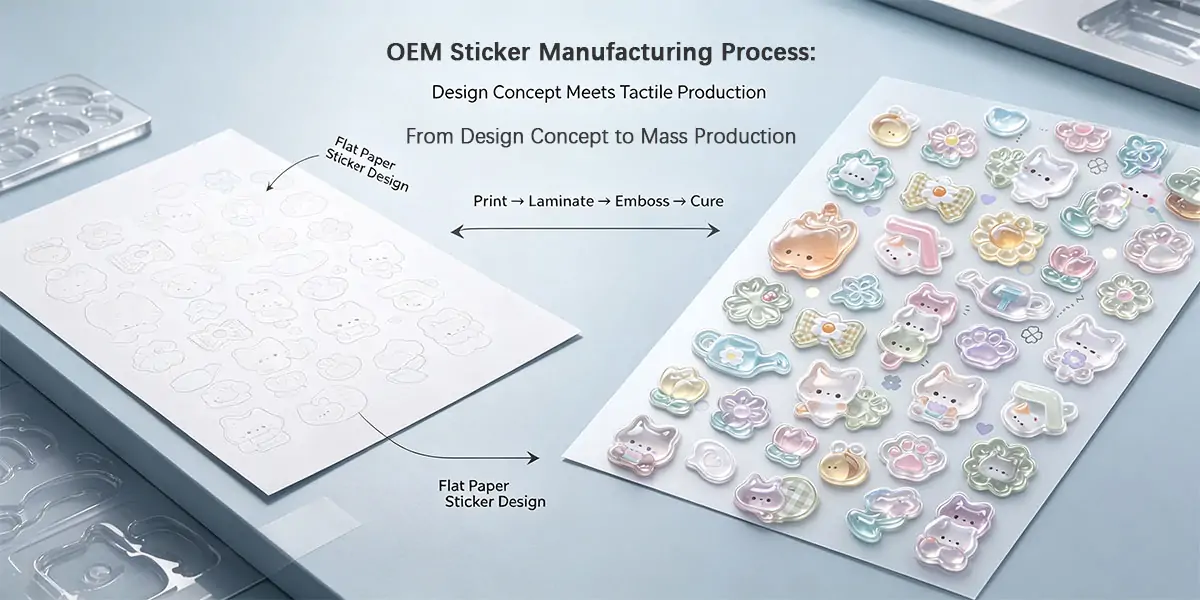 Sticker Manufacturing Process: From Design Concept to Mass Production
