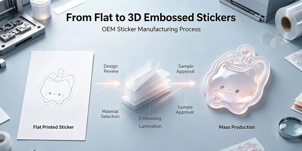 How Are 3D Stickers Manufactured? Step-by-Step Production Process