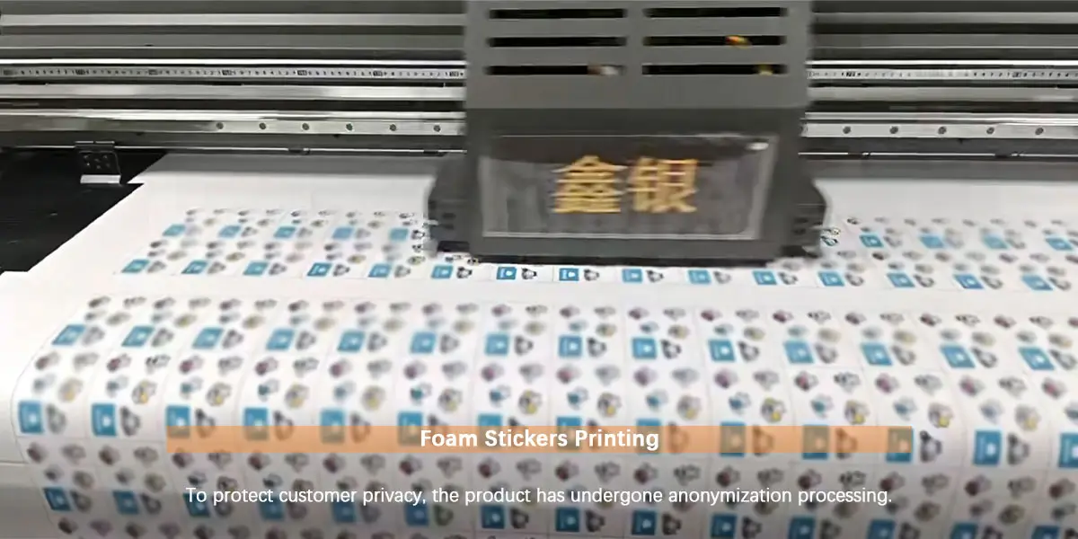 Foam Stickers Surface Printing Process Foam Stickers Surface Printing Process