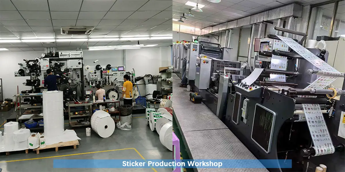 Customized Stickers Production Workshop Customized Stickers Production Workshop