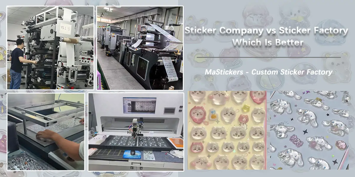 Sticker Printing Companies vs OEM Sticker Manufacturers: Which Is Better For Your Brand?