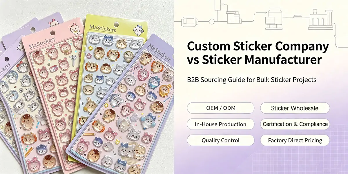 What Makes a Professional Sticker Factory Different From a Trading Company?