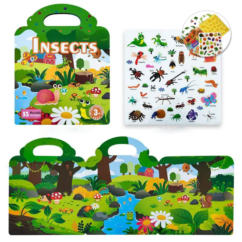 Custom Silicone First Sticker Book