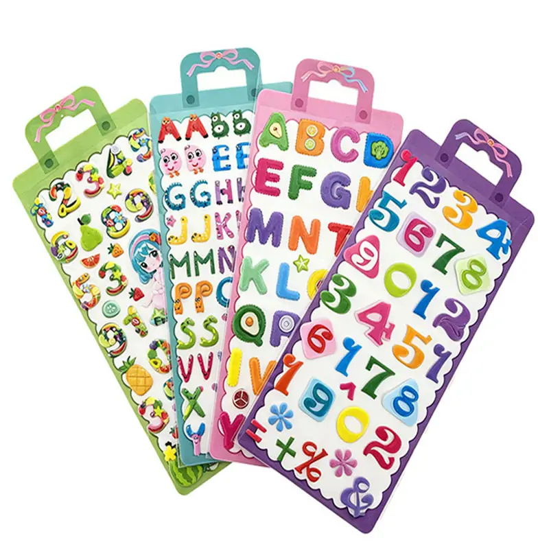 Custom Puffy Foam Stickers 