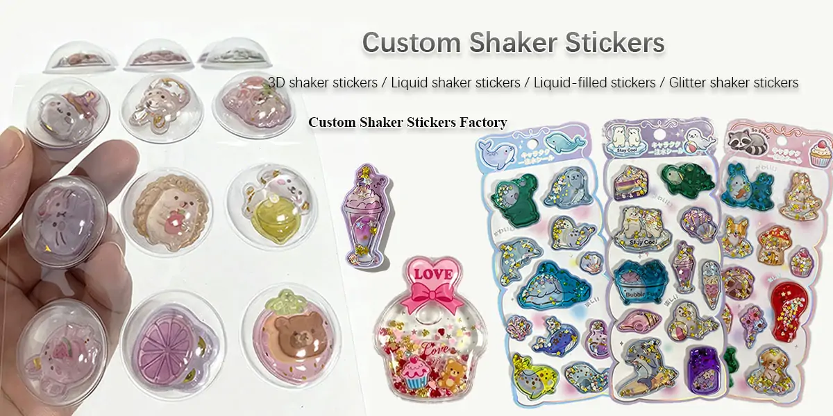 What Can You Put Inside Custom Shaker Stickers?