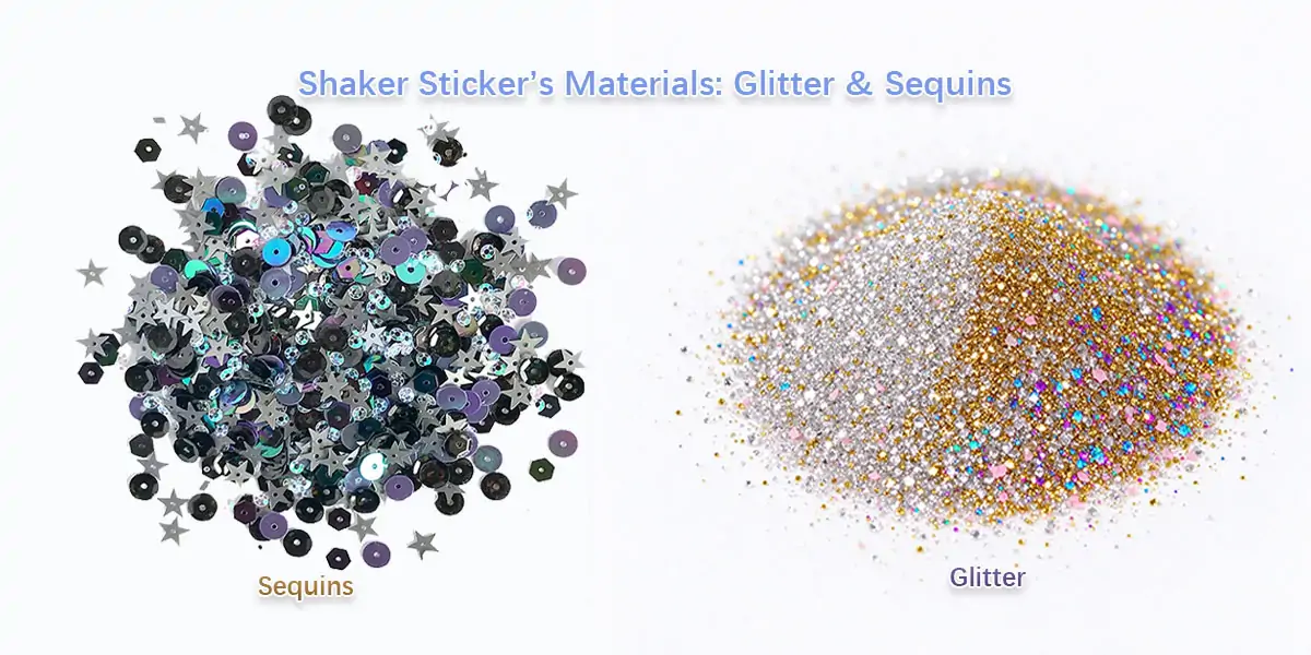 Shaker Stickers With Sequins And Glitter Shaker Stickers With Sequins And Glitter