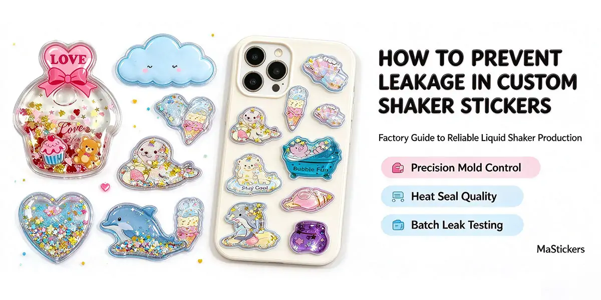 How to Prevent Leakage in Custom Shaker Stickers?